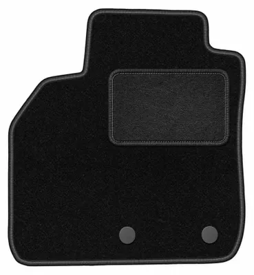 Immagine prodotto di Tappetino guidatore in moquette per Renault Scenic II 2003-2009 (monovolume) – 1 pezzo, nero, su misura – Wielganizator LUX