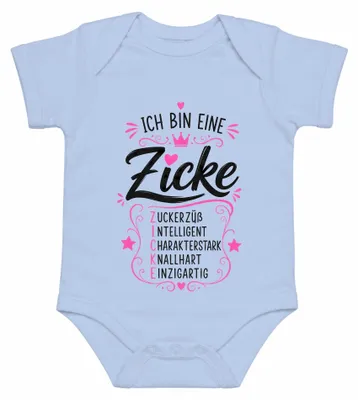 Image de Body pour bébé, couleur bleu clair, avec l'inscription : "Je suis une princesse espiègle", style couronne, cœur, amusant, avec une touche d'humour et de sarcasme. Taille : 3/6 mois