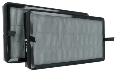 Produktbild von vhbw 2x Aktivkohlefilter kompatibel mit Kärcher AF 30 Luftreiniger - HEPA 13 Luftfilter Schwarz