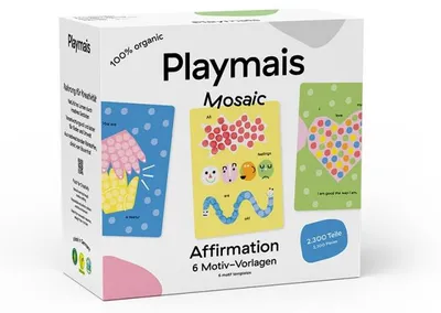 Produktbild von PlayMais Mosaik Bastelset Affirmation - kreatives Spielzeug für Kinder