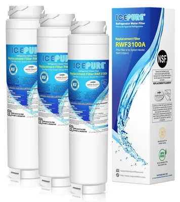 Obrázok produktu pre Vodné filtre do chladničky, 3 kusy, kompatibilné s modelmi Bosch Ultra Clarity, Siemens, Neff, Miele, Haier