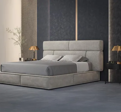 Produktbild von Betten Design Bett Doppel Ehe Modernes Hotel Gestell Schlaf Zimmer Luxus Möbel