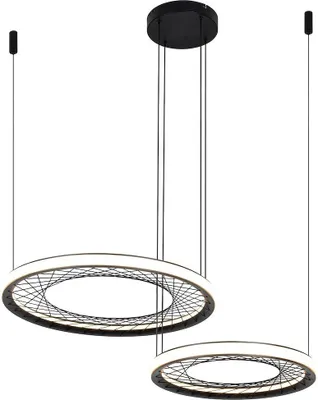 Zdjęcie produktu dla Żyrandol LED Nest czarny 77W Neutralna biel 3850lm metal wym:150x87x61cm IP20 Milagro