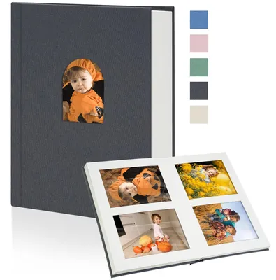 Produktbild von Fotoalbum 10 x 15 cm für 60 Fotos mit Leinenbezug