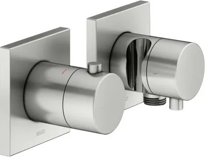 Produktbild von KEUCO EDITION 11 Thermostatarmatur Set Unterputzmodell für 2 Verbraucher mit Schlauchanschluss und Brausehalter, 51153061222