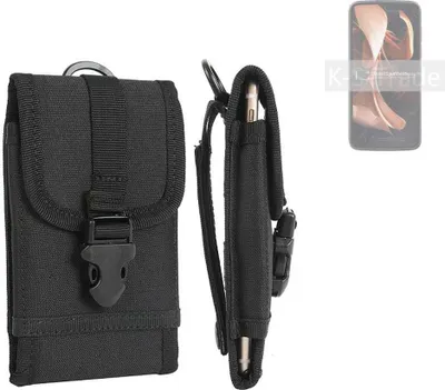 Produktbild von K-S-Trade Holster Handy Hülle kompatibel mit Motorola Razr 2022 Holster Handytasche Gürtel Tasche Schutz Hülle Robust Outdoor schwarz