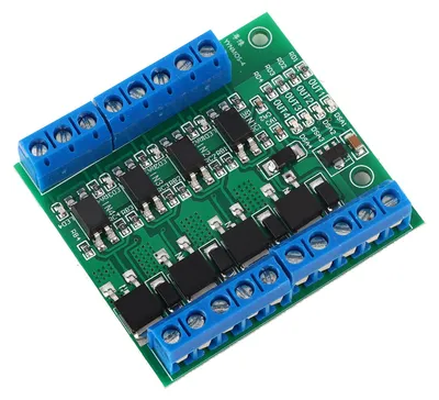 4-Kanal MOS FET PWM Treibermodul 3-20V bis 27VDC 10A