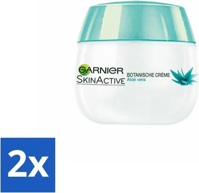 Imagen del producto de Garnier - SkinActive - Crema de día botánica - Aloe vera - Para todo tipo de piel - 50 ml - Pack ahorro - 2 unidades