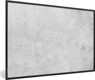 Produktbild von MuchoWow® Gerahmtes Poster Marmor - Textur - Grau - Marmoroptik 30x20 cm - Poster mit Schwarzem Bilderrahmen Wandposter Rahmen Foto Bilder - Kunstdruck - Bild-Poster