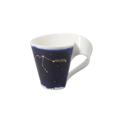 Zdjęcie produktu dla Villeroy & Boch NewWave Stars kubek z uchwytem Aquarius / Wodnik 300ml