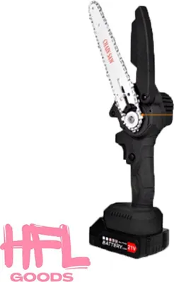Obrázek produktu pro Malá řetězová pila 15 cm, 21 V, 550 W, černá