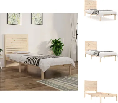 Produktbild von vidaXL Massivholzbett 90x190 cm -  Betten & Bettgestelle