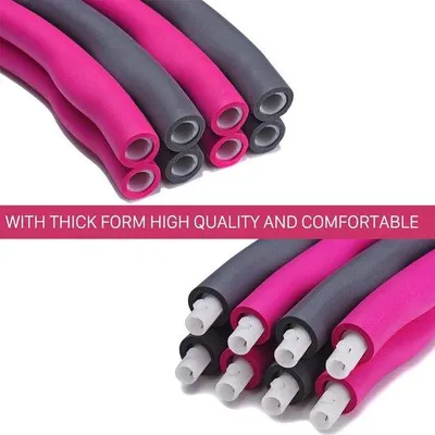 Obrázek produktu pro Hoola Hoop Fitness – přenosné odporové trenažéry – odolné obruče s závažím pro osobní posilování