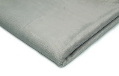 Produktbild von Velvet Samtziegel Samtstoff Hellgrau 50 x 160 cm