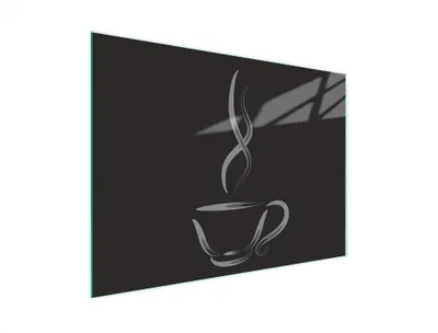 Produktbild von Glasschneidebrett 40x30 Kaffee