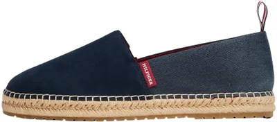 Produktbild von Tommy Hilfiger Herren Espadrilles Flex Mix aus Wildleder, Blau (Desert Sky), 42