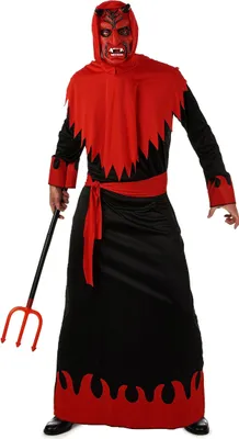 Immagine prodotto di Costume di Halloween da diavolo nero-rosso - XL