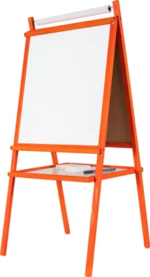 Produktbild von Karton mit Papierrolle doppelseitig orange