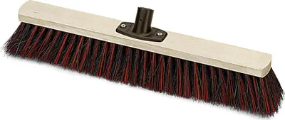 Obrázok produktu pre Dönges metla do haly, Power Stick s násadou, prírodný vlas, 600 mm (tlačná metla)
