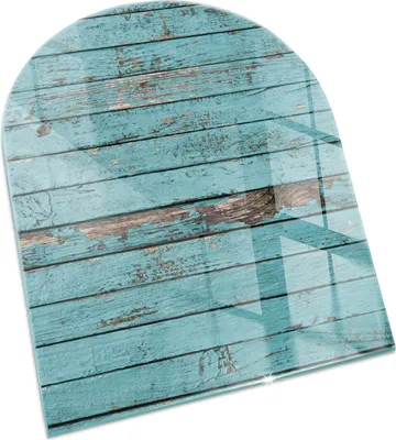 Produktbild von Rustikale Holzbretter – Glasbodenplatte für – Kaminofen – Kaminplatte Glas – Schutzglas – Funkenschutzplatte –Glasbodenplatte Feuerfeste – Hitzeschutzplatte – Bodenschutz aus Glas – 80x70 cm