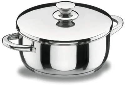 Produktbild von LACOR 40020 Bratentopf mit Deckel 20 cm Vitrocor