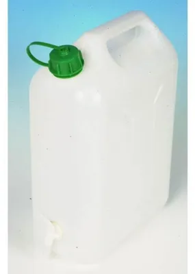 Produktbild von Lifetime Wasserkanister 10 Liter mit Hahn - praktische Wassertank weiß