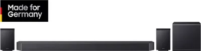 Obrázok produktu pre Samsung Q-series HW-Q995GF, 11.1.4 kanály/kanálov, DTS:X, Dolby TrueHD, Dolby Atmos, DTS Digital Surround, Dolby Digital, Game Pro, Bezdrôtový, Oddelené, Titán, Čierna
