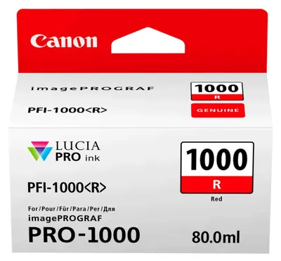 Produktbild von 0554C001  Canon PFI-1000 R Tintenpatrone Original Rot