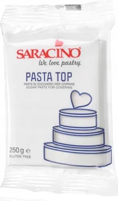 Produktbild von White Top Paste Zuckerpaste 250g - Saracino