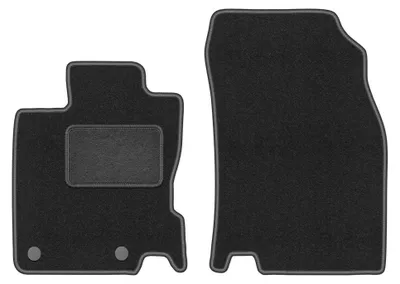 Immagine prodotto di Tappetini anteriori in moquette per Renault Kadjar 2015- (SUV) – 2 pezzi, grigio grafite, su misura – Wielganizator LUX