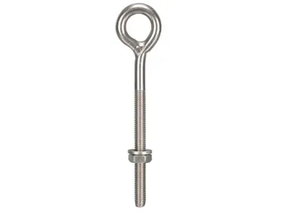 Produktbild von Perel Augbolzen mit Mutter und 2 Unterlegscheiben, Edelstahl, Durchmesser 8 mm, Höhe 130 mm, Breite