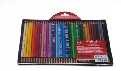 Produktbild von Koh-I-Noor MONDELUZ Aquarellbuntstifte 36 Farben