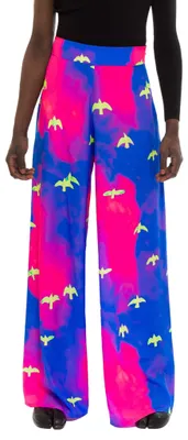 Immagine prodotto di Pantaloni pigiama da donna marca CHAOUICHE, motivo: uccelli, taglia M