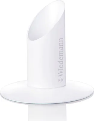 Produktbild von Wiedemann Kerzenhalter / Leuchter für Stabkerzen in Weiß (1 Stück)