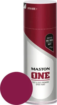 Produktbild von Sprühlack Maston ONE matt RAL 3003 Ruby Red 400 ml
