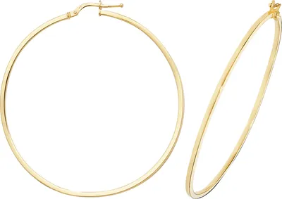 Produktbild von 9 Karat (375) Gold Damen - Paar Creolen - 50mm; TRS375929KYMM50
