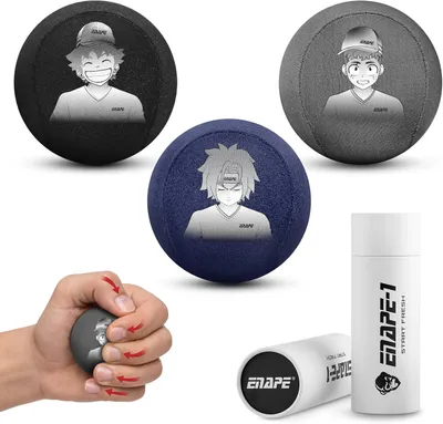 Immagine prodotto di Palline antistress per bambini - Set da 3 - Palline antistress per bambini con ADHD e per migliorare la concentrazione - Palline per l'allenamento mentale per adolescenti - Variante 2