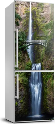 Produktbild von Tulup Kühlschrankdekoration - 70x190 cm - Aufkleber auf dem Kühlschrank - Wasserfall