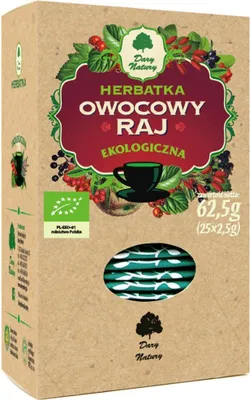 Obrázok produktu pre OVOCNÝ ČAJRAJ (25 x 2,5 g) 62,5 g - DARY NATURY