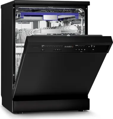Produktbild von Klarstein Velaire Spülmaschine 60cm - Freistehend, 14 Plätze, 9 Programme, 42 dB, A , AquaStop, Kindersicherung, Geschirrspüler 60 cm, Edelstahl