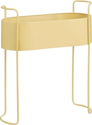 Image de Mica Decorations Pot de fleurs Moritz - 55x24x65 cm - Fer - Beige