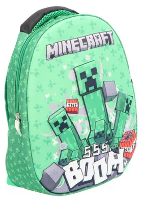 Produktbild von Minecraft Creeper Rucksack – Schulrucksack für kleine Abenteurer