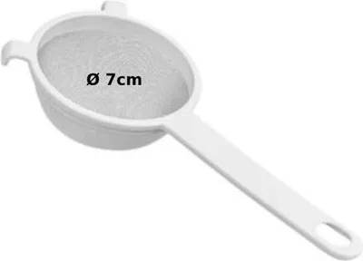 Produktbild von metaltex Kunststoff-Sieb fein Durchmesser: 70 mm weiß
