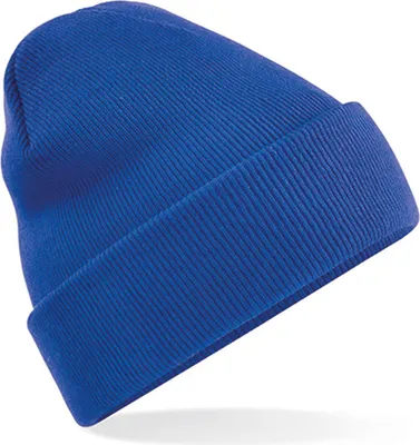 Zdjęcie produktu dla Beechfield B45 | Original Cuffed Beanie Czapka zimowa - Kolor: Bright Royal - Rozmiar: Jeden rozmiar