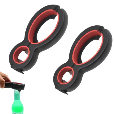 Produktbild von 2 Multifunktionale Flaschenöffner für Senioren, 6-in-1