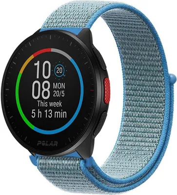 Produktbild von Strap-it Polar Pacer Nylonarmband (Blau)