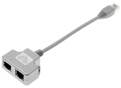 Zdjęcie produktu dla EFB Elektronik K5125.015, RJ-45, 2 x RJ-45, 0,15 m, Biały