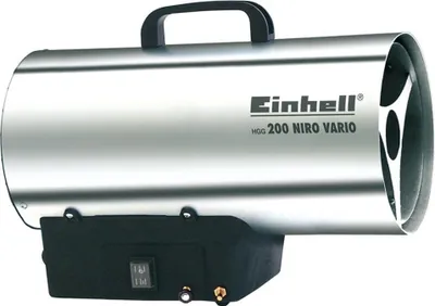 Obrázok produktu pre Einhell HGG 200 Niro Vario, Teplovzdušná pištoľ, Rovná rúčka, Čierna, Strieborná, AC, 38 W, 220 - 240 V