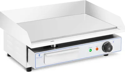 Image de Plaque de cuisson électrique Expondo Royal Catering - 550 x 350 mm - - lisse - 3000 W