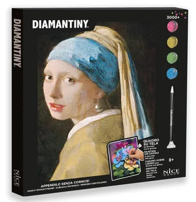 Produktbild von Diamantiny Quadro Ragazza Con Orecchini Di Perle